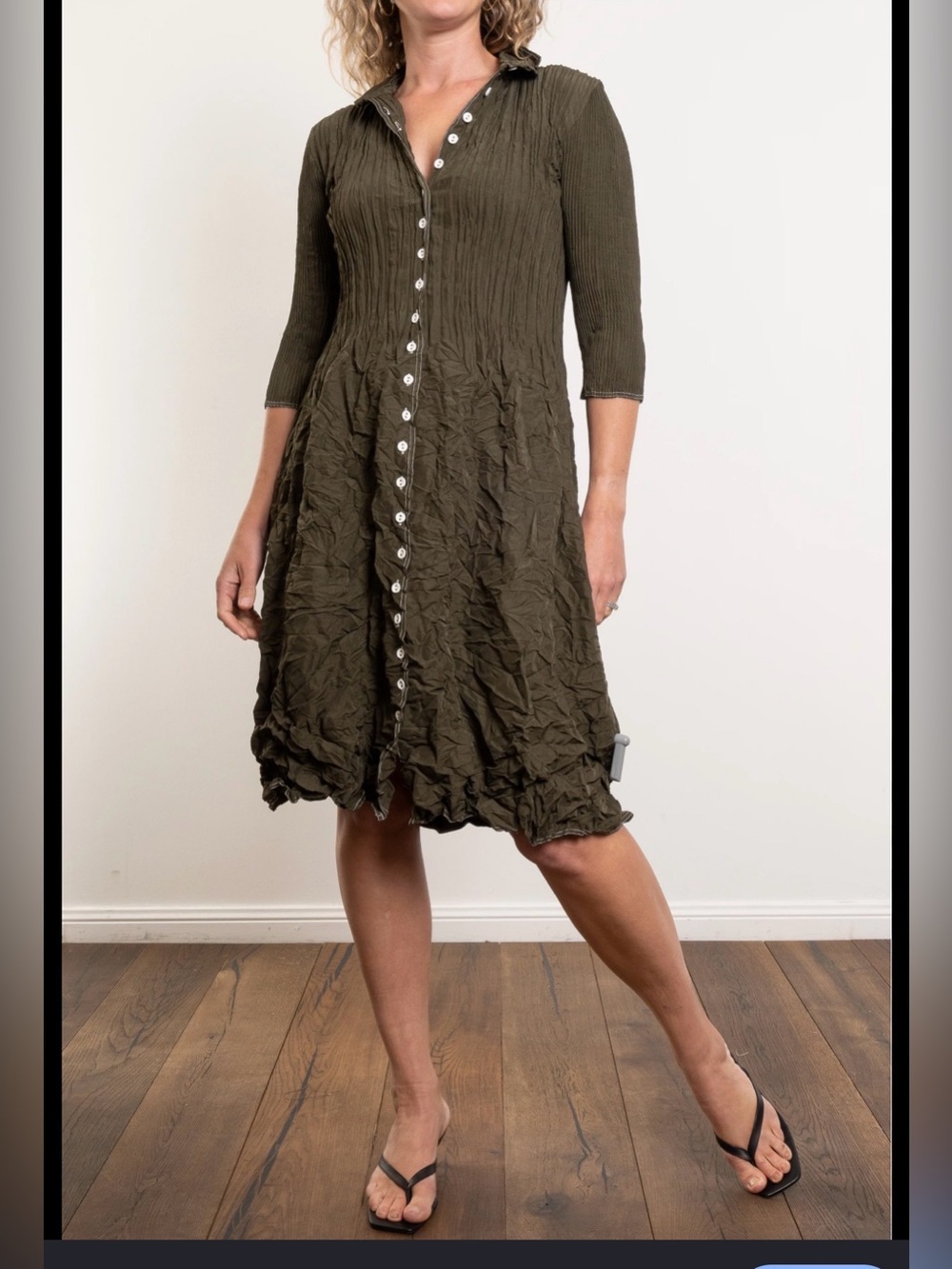 AlqueMa Australia Contrast Nehru Coat Dress Abstract Unique , size XS/S - Picture 6 of 11